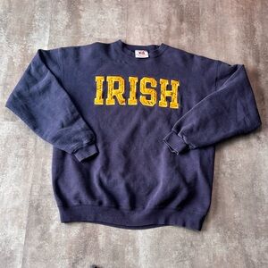 Vintage Notre Dame Fighting Irish Crewneck Sweater Mens XL